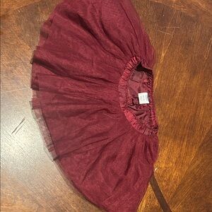 Old Navy Maroon Tulle Skirt